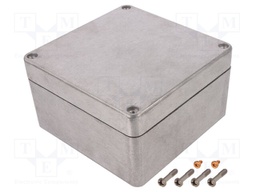 Enclosure: multipurpose; X: 160mm; Y: 160mm; Z: 90mm; aluminium; IP68