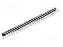 Connector: pin strips; pin header; male; PIN: 28; 2.54mm; THT; 1x28
