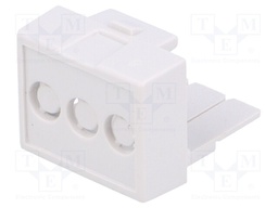 Terminals cover; 1M Modulbox One; grey; 5.08mm; Holes no: 3