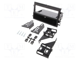 Radio mounting frame; Ford,Lincoln,Mercury; 1 DIN; black