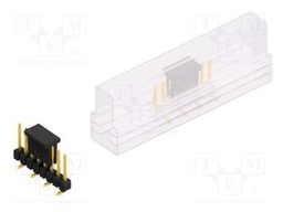 Connector: pin strips; pin header; male; PIN: 8; 2.54mm; SMT; 1x8