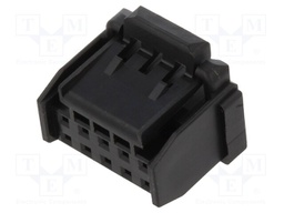 Plug; wire-board; female; DF51K; 2mm; PIN: 10; w/o contacts