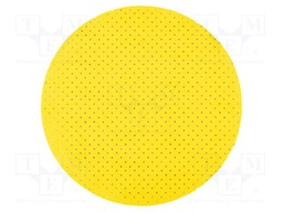 Cleaning cloth: sandpaper; Granularity: 180; perforated; Ø225mm