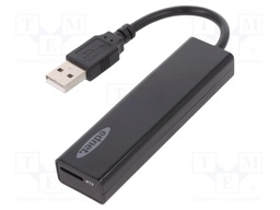 Card reader: memory; USB 2.0; black; Communication: USB; 70mm