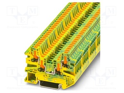 Splice terminal: rail; PTV; push-in; PA; L: 45.7mm; 0.14÷4mm2