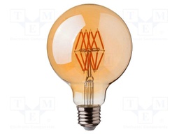 LED lamp; white warm; E27; 220÷240VAC; 700lm; P: 8W; 360°; 2200K
