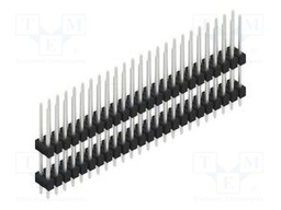 Connector: pin strips; pin header; male; PIN: 48; 2.54mm; THT; 2x24