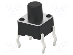 Microswitch TACT; SPST-NO; Pos: 2; 0.05A/24VDC; THT; none; 1.57N
