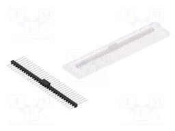 Connector: pin strips; pin header; male; PIN: 31; 2.54mm; SMT; 1x31