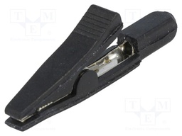 Crocodile clip; 5A; 70VDC; black; Overall len: 42mm