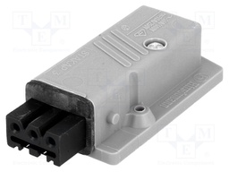 Connector: rectangular; ST; socket; female; PIN: 3; tinned; IP54; 16A