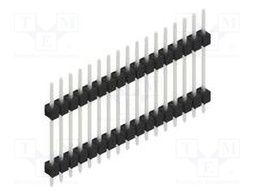 Connector: pin strips; pin header; male; PIN: 17; 2.54mm; THT; 1x17