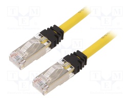 Patch cord; S/FTP,TX6A™ 10Gig; 6a; stranded; Cu; LSZH; yellow