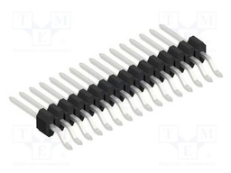 Connector: pin strips; pin header; male; PIN: 16; 1.27mm; SMT; 1x16