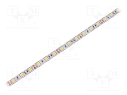 LED tape; white cold; LED/m: 60; SMD; 5050; 12V; 10mm; without cover