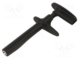 Clip-on probe; pincers type; 32A; black; 1kV; 4mm