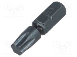 Screwdriver bit; Torx®; TX30; Overall len: 25mm; Torsion