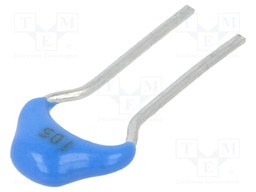 Multilayer Ceramic Capacitor, 1 µF, 50 V, FG Series, ± 10%, Radial Leaded, X5R