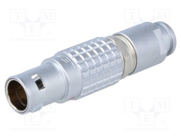 Connector: circular; Series: 1B; plug; male; soldering; for cable