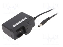 Power supply: switched-mode; voltage source; Out: 5,5/2,1; plug