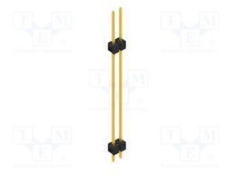 Connector: pin strips; pin header; male; PIN: 2; 2.54mm; THT; 1x2