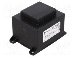 Transformer: encapsulated; 25VA; 230VAC; 12V; 2083.3mA; IP00; 650g