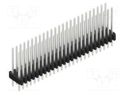 Connector: pin strips; pin header; male; PIN: 50; 1.27mm; THT; 2x25