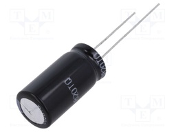 Electrolytic Capacitor, 2000 µF, 25 V, FP Series, ± 20%, Radial Leaded, 5000 hours @ 105°C