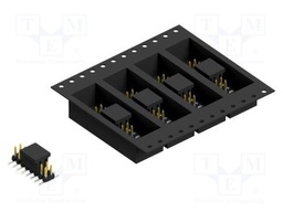 Connector: pin strips; pin header; male; PIN: 16; 2mm; SMT; 2x8; 100V