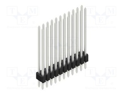 Connector: pin strips; pin header; male; PIN: 22; 1.27mm; THT; 2x11