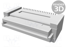 Connector: PCB to PCB; female; PIN: 40; 0.8mm; H: 13mm; Series: FH