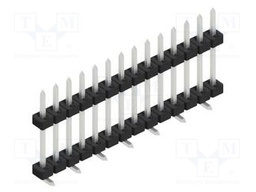 Connector: pin strips; pin header; male; PIN: 14; 2mm; SMT; 1x14
