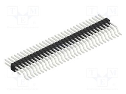 Connector: pin strips; pin header; male; PIN: 62; 1.27mm; SMT; 2x31