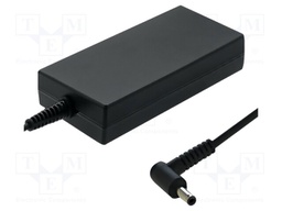 Power supply: switched-mode; 19.5VDC; 6.67A; 130W; for notebooks