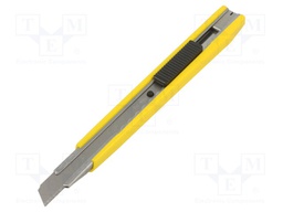 Knife; universal; locked blade,pulled out, breakable blade; 9mm