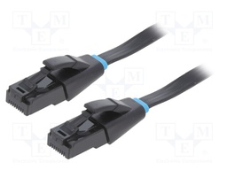 Patch cord; U/UTP; 6; stranded; OFC; PVC; black; Len: 50m; 32AWG