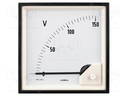 Meter; on panel; analogue; 0÷800V; Class: 1,5; IP52; Length: 160mm
