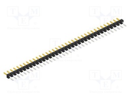 Connector: pin strips; pin header; male; PIN: 36; 2.54mm; SMT; 1x36