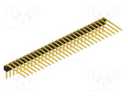 Connector: pin strips; pin header; male; PIN: 28; 2.54mm; THT; 1x28