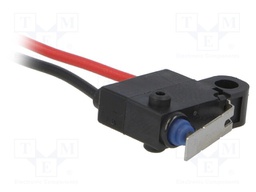 Microswitch SNAP ACTION; with lever; SPST-NC; 0.1A/125VAC; Pos: 2