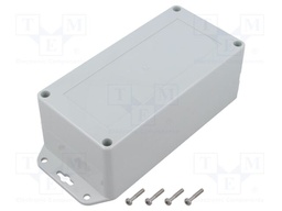 Enclosure: multipurpose; X: 80mm; Y: 160mm; Z: 60mm; ZP; light grey