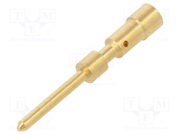 Contact; Size: 1mm; male; 0.14÷1mm2; crimped; for cable
