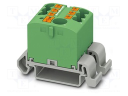 Splice terminal: rail; 24A; 690V; push-in; PA; 0.14÷4mm2; W: 25.6mm