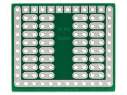 Board: universal; single sided,prototyping; W: 27.3mm; L: 31.75mm