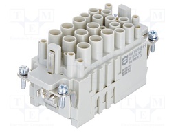 HEAVY DUTY INSERT, RCPT, 16B, 36+PE POS