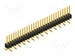 Connector: pin strips; pin header; male; PIN: 29; 1.27mm; SMT; 1x29