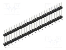 Connector: pin strips; pin header; male; PIN: 35; 2.54mm; SMT; 1x35