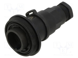 Connector: circular; plug; male; PIN: 3; 12A; 277V; IP68,IP69K; 5÷7mm