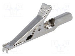 Crocodile clip; 5A; 60VDC; Grip capac: max.16mm; Socket size: 4mm