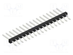 Connector: pin strips; pin header; male; PIN: 17; 2mm; SMT; 1x17